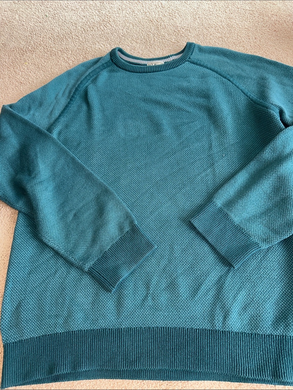 LL Bean Cotton/CoolMax Performance Crewneck Sweater - Picture 5 of 6